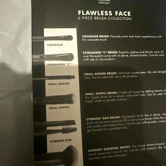 E.L.F., Flawless Face Kit, 6 Piece Brush Collection. - Picture 4 of 4